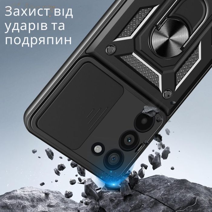 Чохол до мобільного телефона BeCover Military Xiaomi Redmi 15 Black (713921) зображення 3