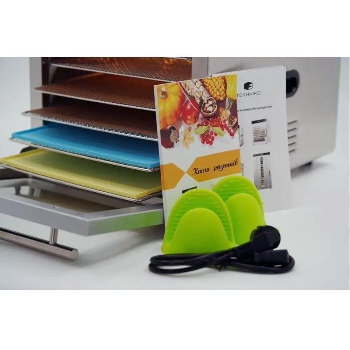 Сушка для овощей и фруктов Tekhniko DH-06D-BK изображение 12