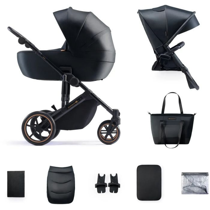 Коляска Kinderkraft 2 в 1 Prime 2 Venezian Black (KSPRIM02BLK2000 (5902533922895) зображення 4
