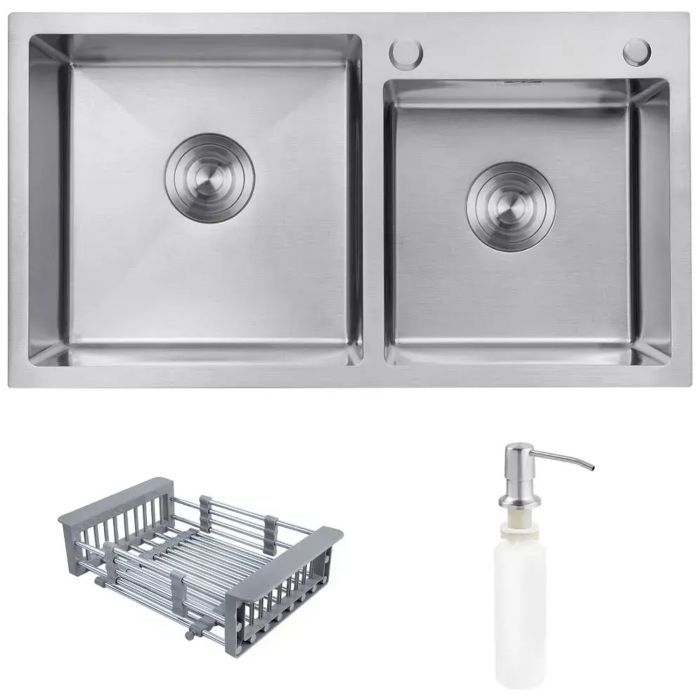 Мойка кухонная Kroner Geburstet-7843ZHM (CV022805)