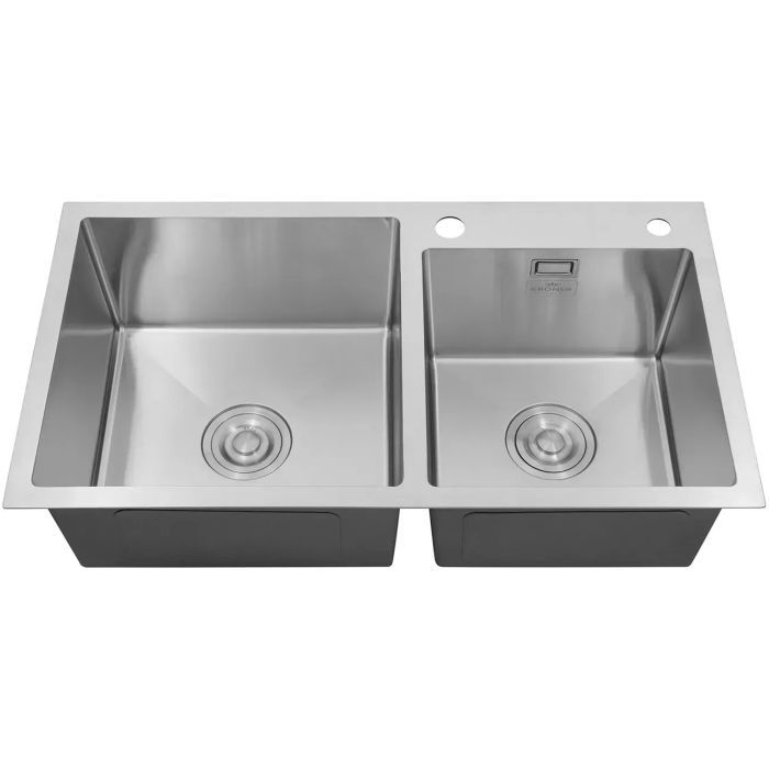 Мойка кухонная Kroner Geburstet-7843ZHM (CV022805) изображение 3