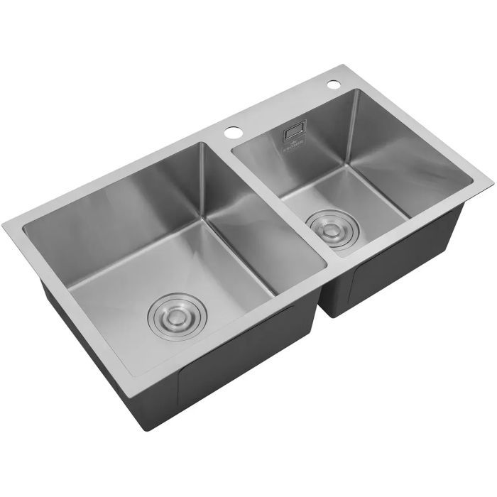 Мойка кухонная Kroner Geburstet-7843ZHM (CV022805) изображение 4