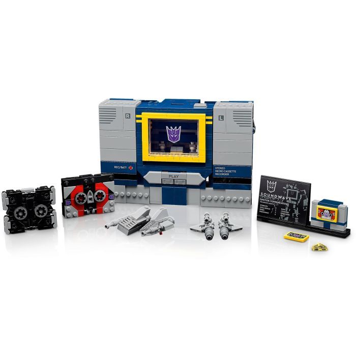 Конструктор LEGO Icons Transformers: Саундвейв (10358) изображение 3 Конструктор LEGO Icons Transformers: Саундвейв (10358) изображение 3