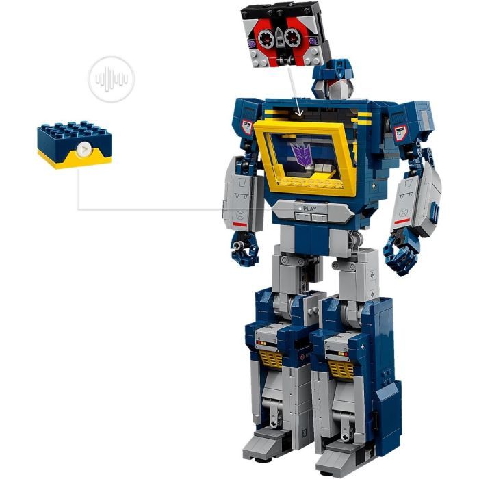 Конструктор LEGO Icons Transformers: Саундвейв (10358) изображение 5 Конструктор LEGO Icons Transformers: Саундвейв (10358) изображение 5