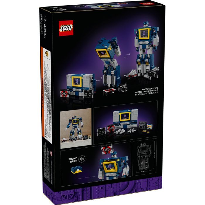 Конструктор LEGO Icons Transformers: Саундвейв (10358) изображение 8 Конструктор LEGO Icons Transformers: Саундвейв (10358) изображение 8