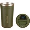 Термокружка Merlion з LED дисплеєм 510 мл, зелена (Termo-304LED-510Green)