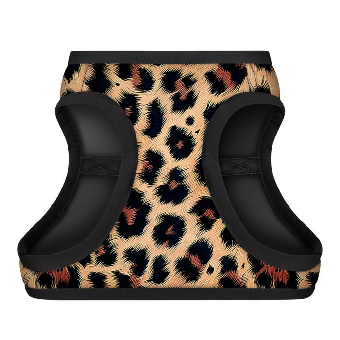 Шлей для собак WAUDOG Clothes мягкая с QR адресником "Леопард" S1 (227-4066) изображение 2