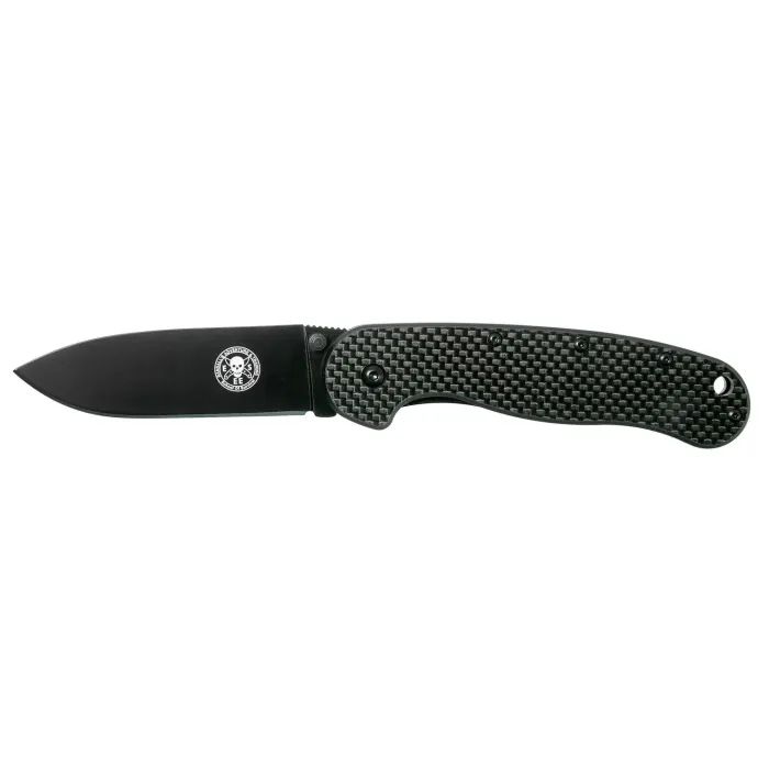 Ніж Esee Avispa Black Blade D2 Carbon fiber G10 Black (BRK1302CFB)