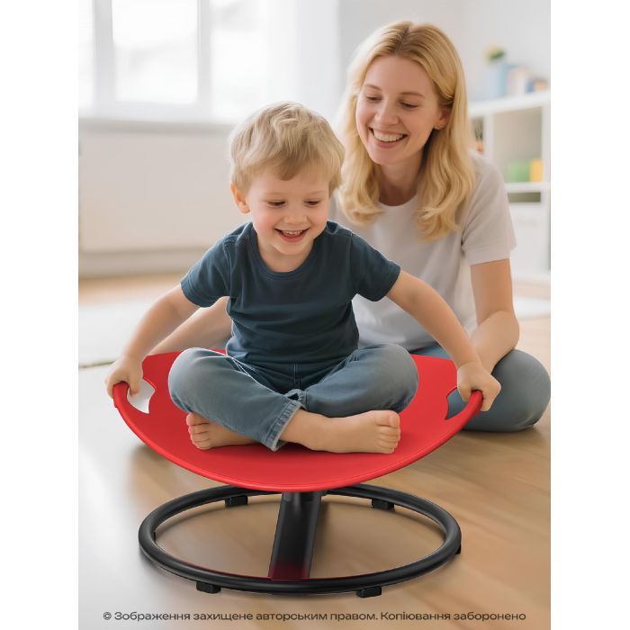 Качели детские DKWAY CK-7 (тренування рівноваги) червона (548901984) изображение 6