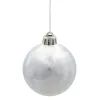 Елочная игрушка Chomik пластикові кульки 20 шт,  5см, сріблясті (5900779893801_3) изображение 2