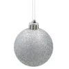 Елочная игрушка Chomik пластикові кульки 20 шт,  5см, сріблясті (5900779893801_3) изображение 5
