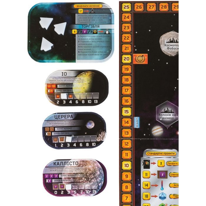 Настольная игра Kilogames Тераформирование Марса: Колонии (Terraforming Mars: Colonies) (укр.) (11980) изображение 10