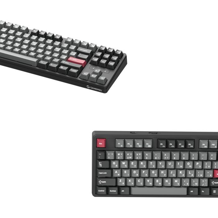 Клавіатура GamePro Asgard Ragnar Wireless/Bluetooth/USB UA White (MK285WH) зображення 4