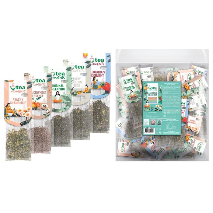 Чай Tea Moments Assorted Green tea 50х2.2 г (tm.05266)