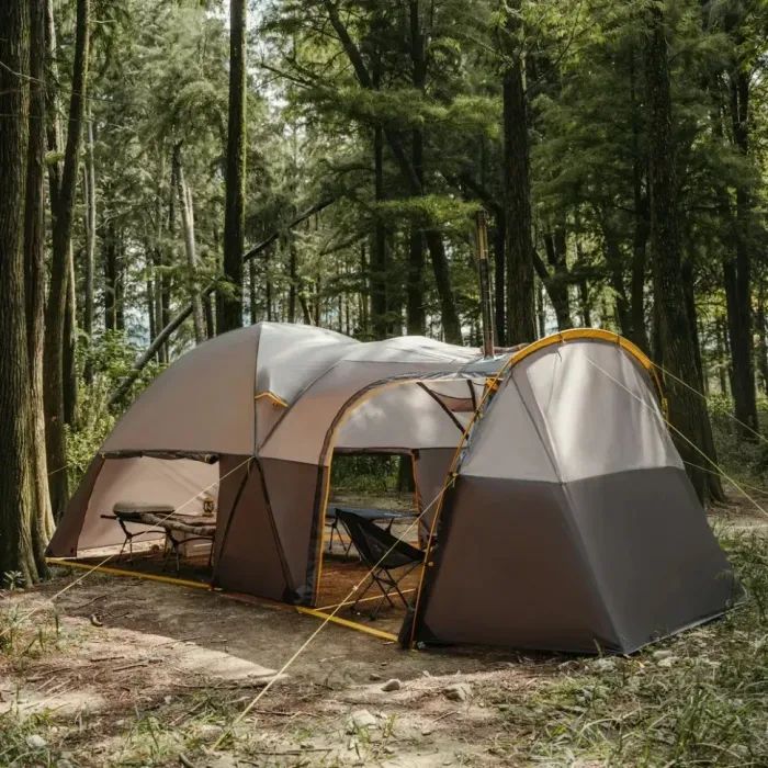 Палатка Naturehike шестимісний KOTA 6, CNK2450WS031, 75D, світло-коричневий (6927595760666) изображение 10