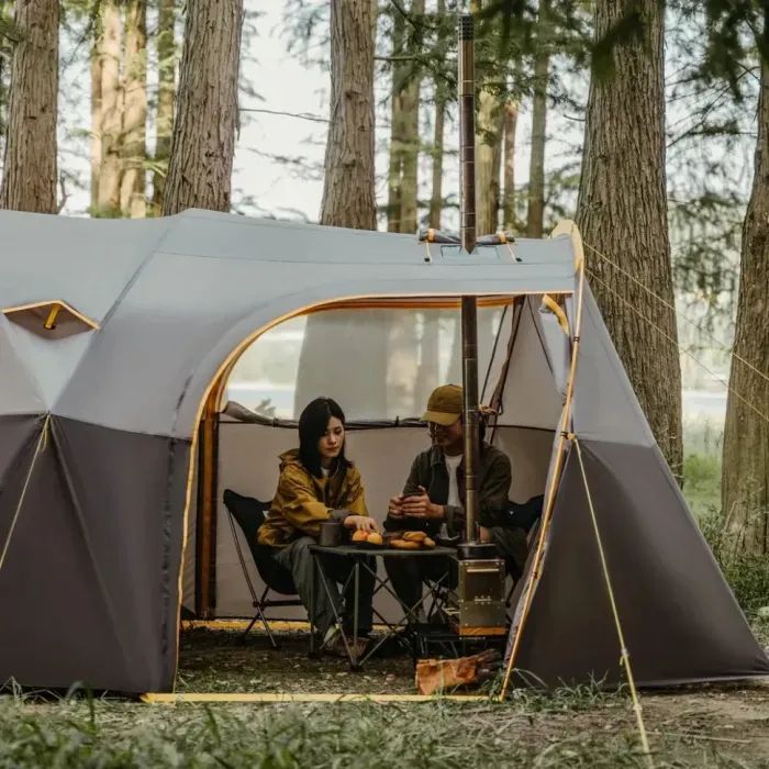 Палатка Naturehike шестимісний KOTA 6, CNK2450WS031, 75D, світло-коричневий (6927595760666) изображение 12