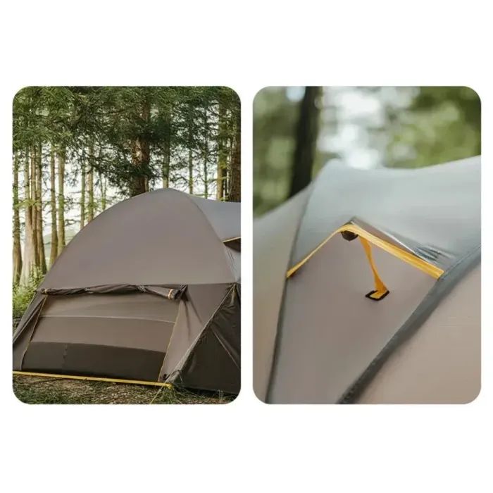 Палатка Naturehike шестимісний KOTA 6, CNK2450WS031, 75D, світло-коричневий (6927595760666) изображение 5