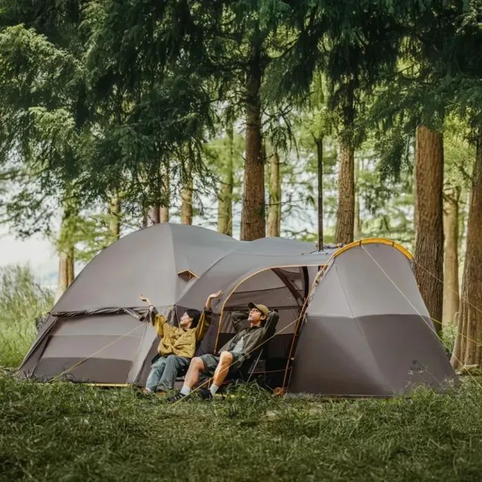 Палатка Naturehike шестимісний KOTA 6, CNK2450WS031, 75D, світло-коричневий (6927595760666) изображение 8