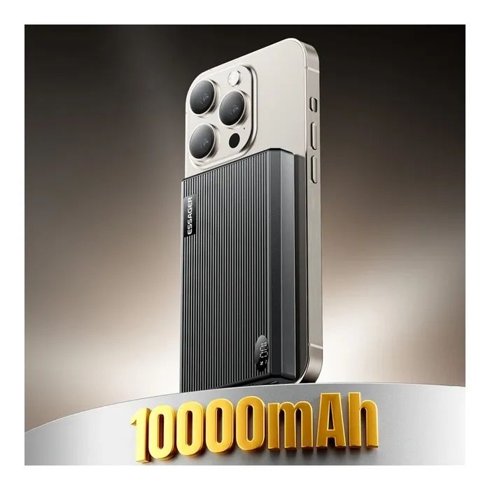 Батарея універсальна Essager 10000mAh Shining magnetic 20W PD QC/3.0 (EDY1W-SY0G-Z) зображення 10