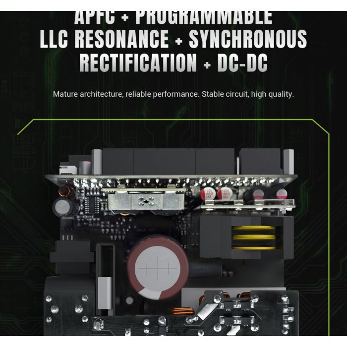 Блок питания Gamemax 750W (GS 750G WH V25) изображение 11