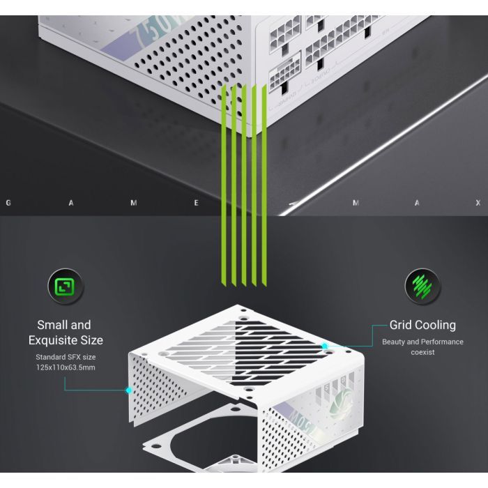 Блок питания Gamemax 750W (GS 750G WH V25) изображение 12