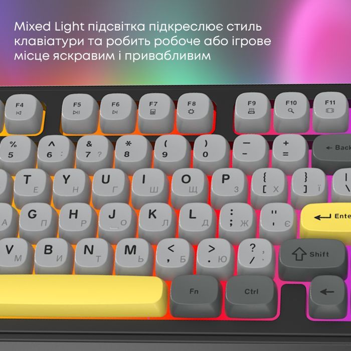 Клавиатура Ajazz AF98 USB UA White/Blue (AF98-GB) изображение 9