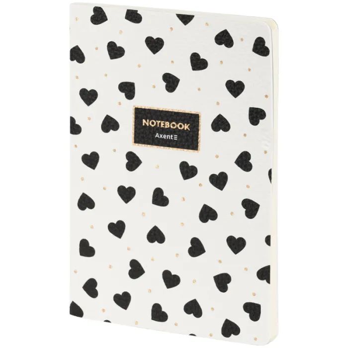 Книга записна Axent A5 Black&White, 60 аркушів клітинка (8710-7-A) зображення 2