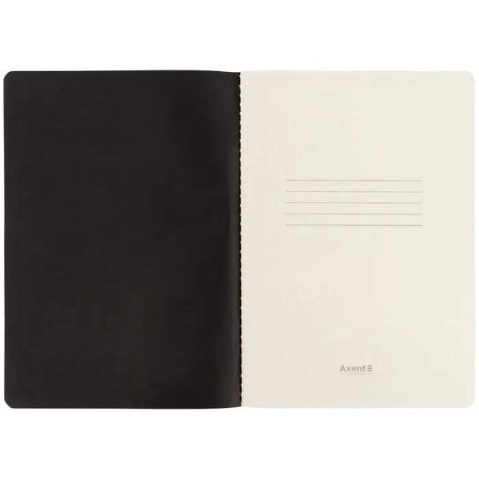Книга записна Axent A5 Black&White, 60 аркушів клітинка (8710-7-A) зображення 4