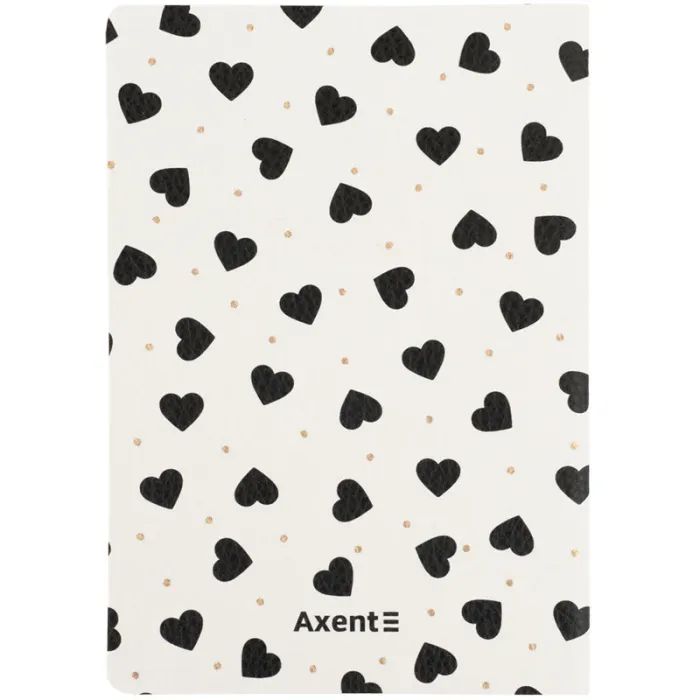 Книга записна Axent A5 Black&White, 60 аркушів клітинка (8710-7-A) зображення 6