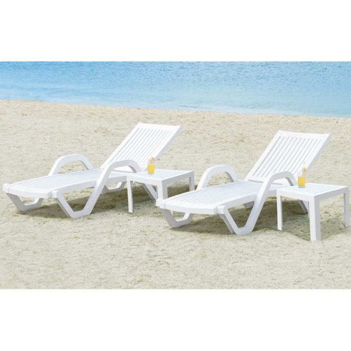 Стіл садовий PAPATYA до шезлонга Suda темно-зелений (4349) зображення 3