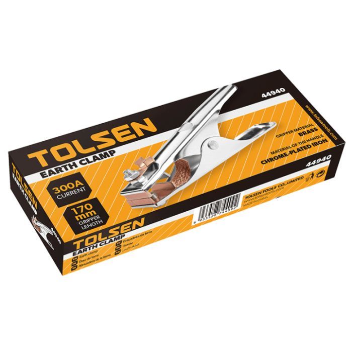 Зажим массы Tolsen зажим массы обратного кабеля 300А (44940) изображение 2