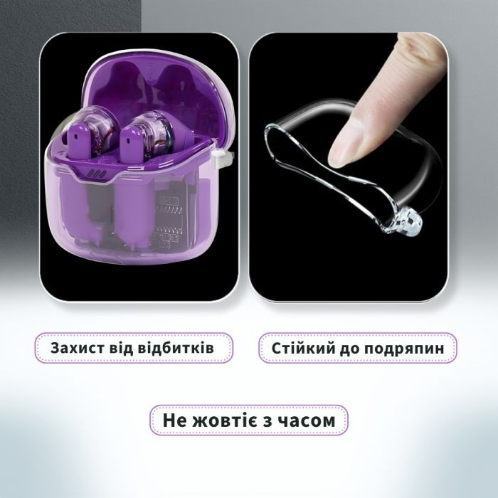 Чехол для наушников BeCover для JBL Tune Flex 2 Transparent (714829) изображение 3