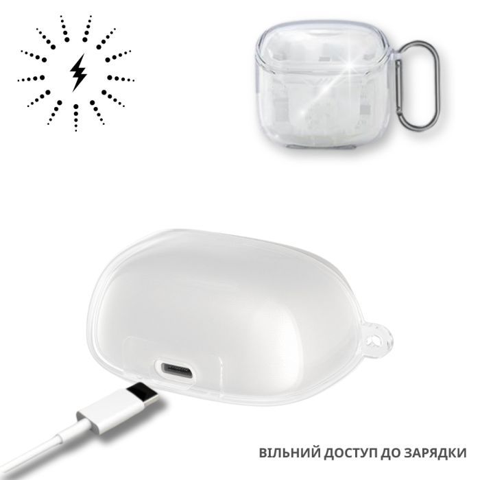 Чехол для наушников BeCover для JBL Tune Flex 2 Transparent (714829) изображение 4