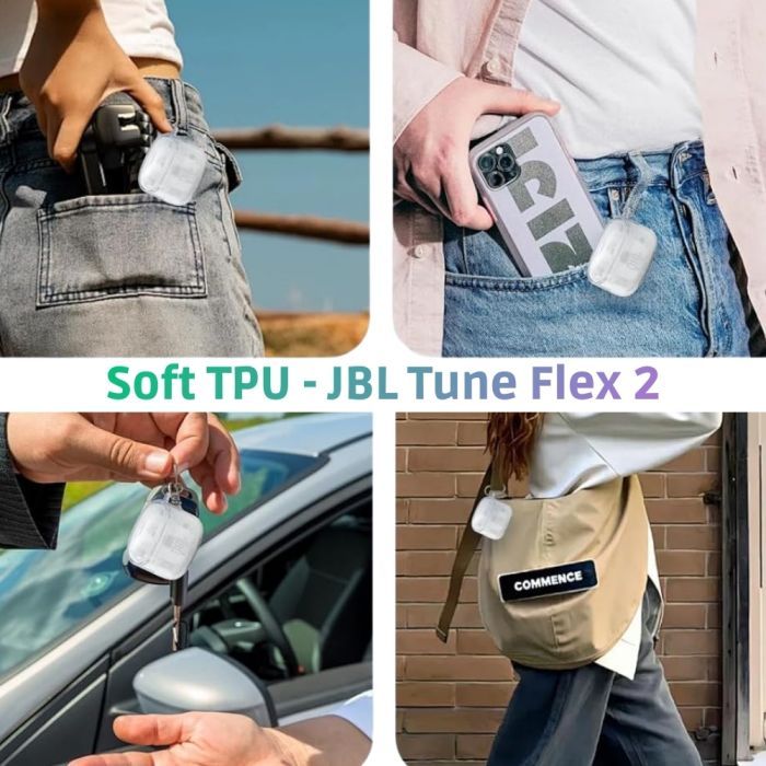Чехол для наушников BeCover для JBL Tune Flex 2 Transparent (714829) изображение 5