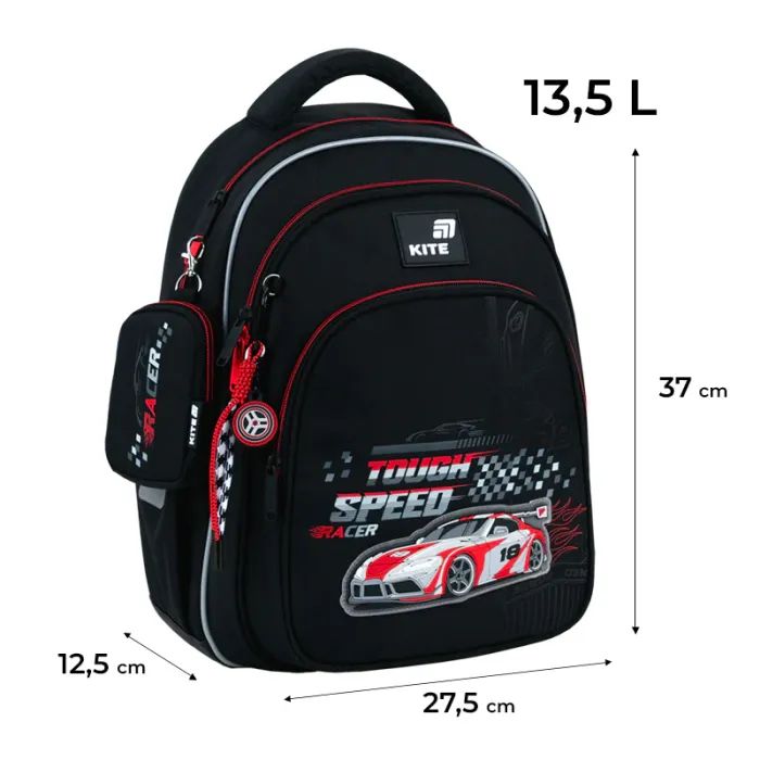 Рюкзак школьный Kite Education 763S Speed Racer (K26-763S-2) изображение 12
