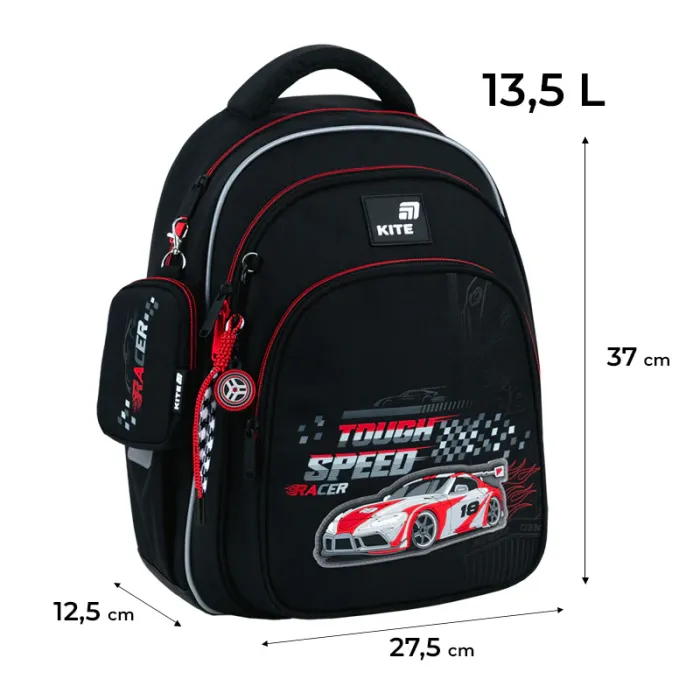 Рюкзак шкільний Kite Education 763S Speed Racer (K26-763S-2) зображення 12