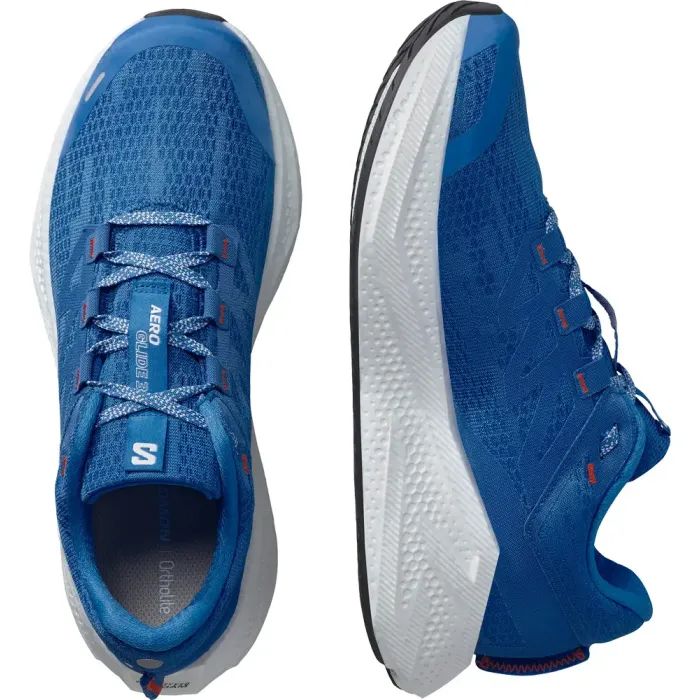 Кроссовки Salomon Aero Glide 3 French Blue/White/Cherry Tomato 9,5 (L47810500-9,5) изображение 5