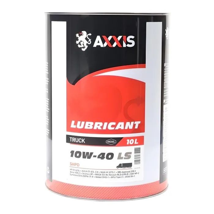 Моторна олива AXXIS TRUCK 10W-40 LS SHPD 10л (ax-1007)