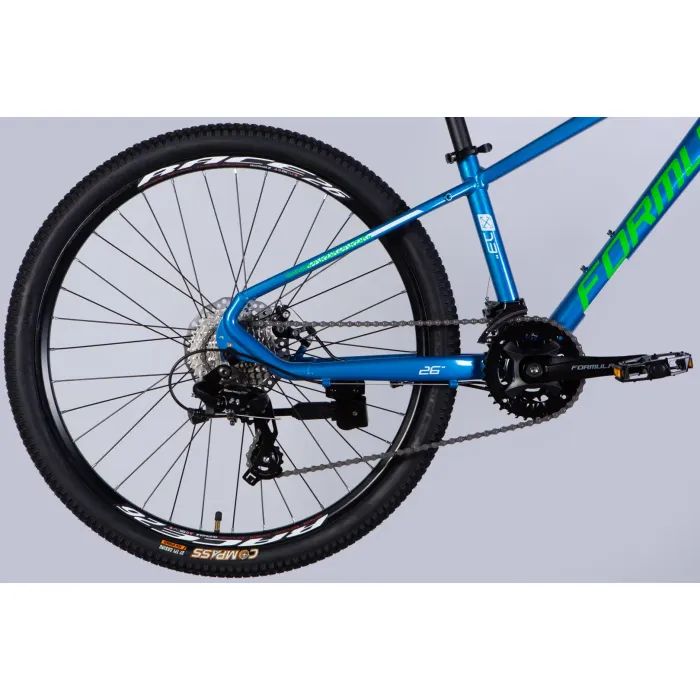 Велосипед Formula 26" THOR DD CS рама-13" AL 2026 синій з зеленим (OPS-FR-26-813) изображение 5