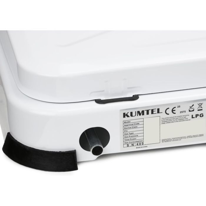 Настільна плита KUMTEL HGCL-1030W зображення 6