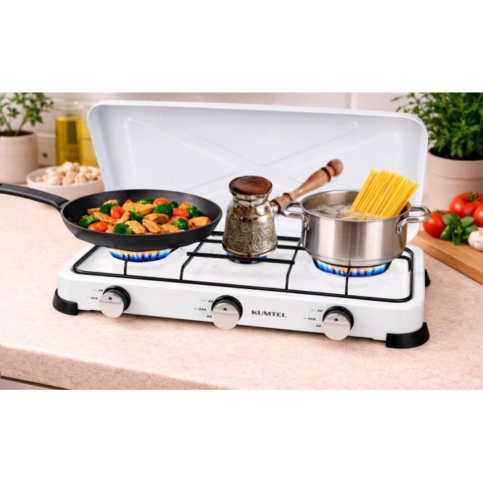Настільна плита KUMTEL HGCL-1030W зображення 8