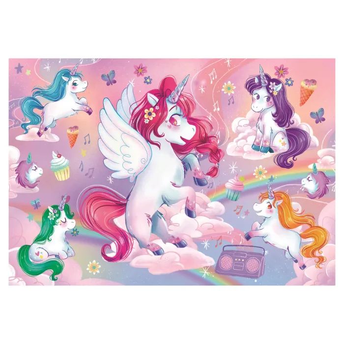 Пазл Clementoni Maxi Jolly Unicorns 24 элемента (28525) изображение 2