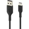 Дата кабель USB 2.0 AM to USB-C 0.15m 15W PVC black Belkin (CAB001BT0MBK) изображение 2
