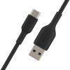 Дата кабель USB 2.0 AM to USB-C 0.15m 15W PVC black Belkin (CAB001BT0MBK) зображення 4