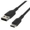 Дата кабель USB 2.0 AM to USB-C 0.15m 15W PVC black Belkin (CAB001BT0MBK) изображение 5
