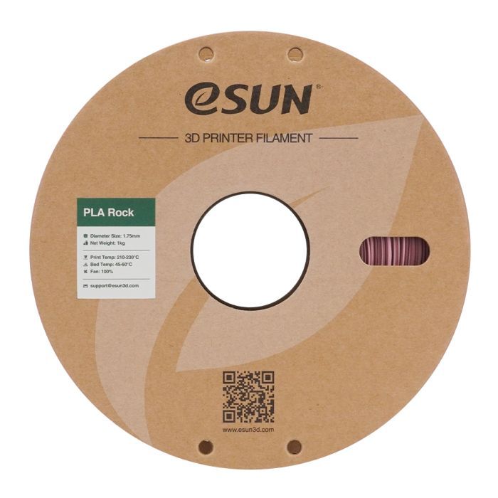 Пластик для 3D-принтера eSUN PLA Rock 1,75mm 1kg QUARTZITE (PLA-ROCK75O-QT1P1) зображення 4