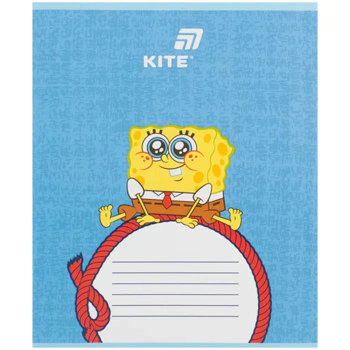 Тетрадь Kite Sponge Bob, 12 листов, косая линия (SB26-235) изображение 4