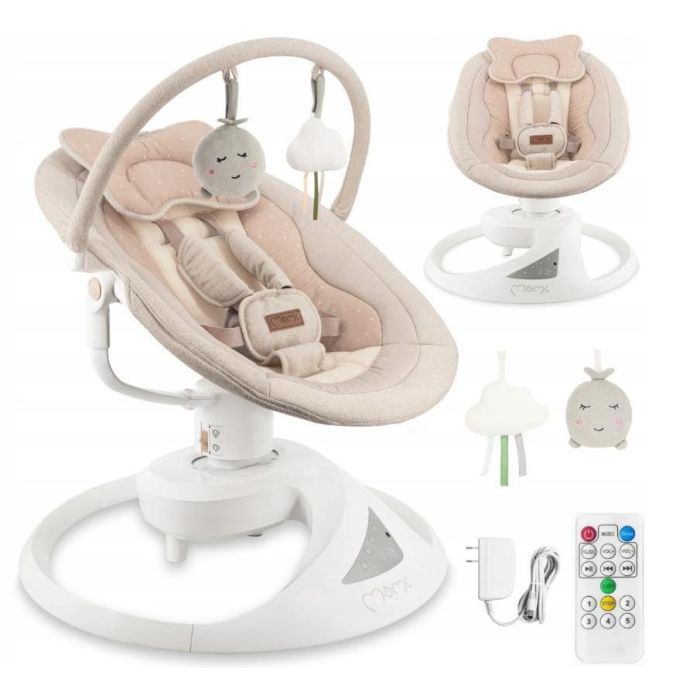 Кресло-качалка MoMi Pearl Beige (BULE00039) изображение 3