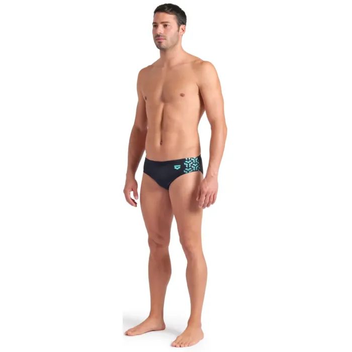 Плавки Arena Kikko V Swim Briefs 006750-510 чорний, білий 85 (3468337061489) изображение 3