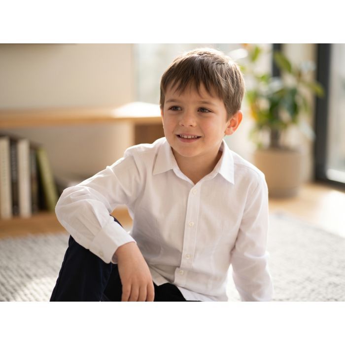 Рубашка детская Breeze с длинным рукавом (G-337-128G-white) изображение 6